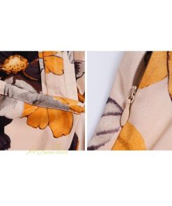 ミディアム | Aラインワンピース レディース 着痩せ 花柄 30代 40代 サマーワンピース ひざ下丈 ワンピース フレア きれいめ 大きいサイズ 上品 ポケット付き プリント 夏