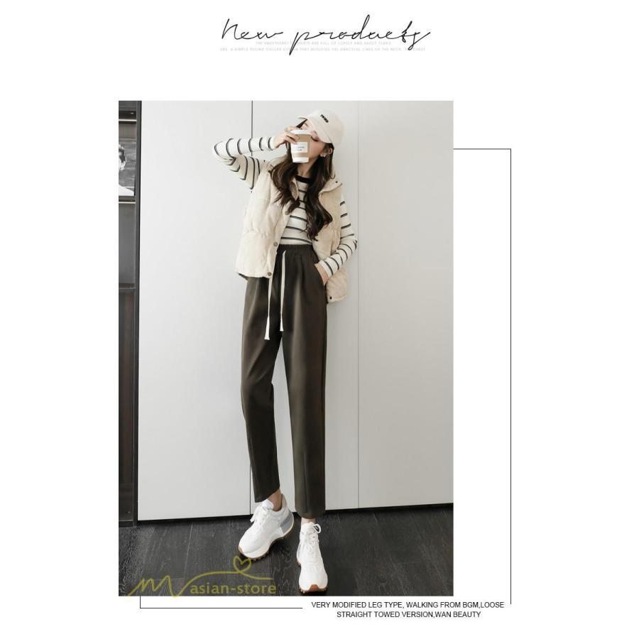 チノ・テーパード・ジョガー・スキニーパン | パンツ レディース テーパードパンツ 秋 冬 新作 ビジネスパンツ ロング丈 ラシャ 秋冬コーデ ウエストゴム カジュアル スウェットパンツ 着痩せ 通勤 通学