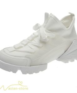 スニーカー | インソール レディース ダッドスポーツシューズ 靴 厚底 レースアップ 無地 履きやすい ハイカット 可愛い 脚長効果 歩きやすい 新作