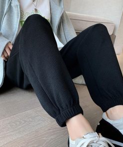 サルエルパンツ | ワッフル生地 スウェットパンツ 裏起毛