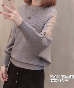 ニット・セーター | ドルマンニットトップス ボートネック上品