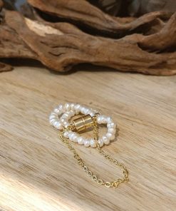 その他アクセサリー | フェイクパール イヤリング きれいめ レディース 韓国ファッション チェーン イヤーカフ キャッチ 片耳用 アクセサリー マグネット