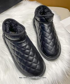 ブーツ | ムートンレディース 靴 カジュアルシューズ 裏起毛 防寒 おしゃれ スノーシューズ 痛くない 冬 歩きやすい ショートもこもこ あったか