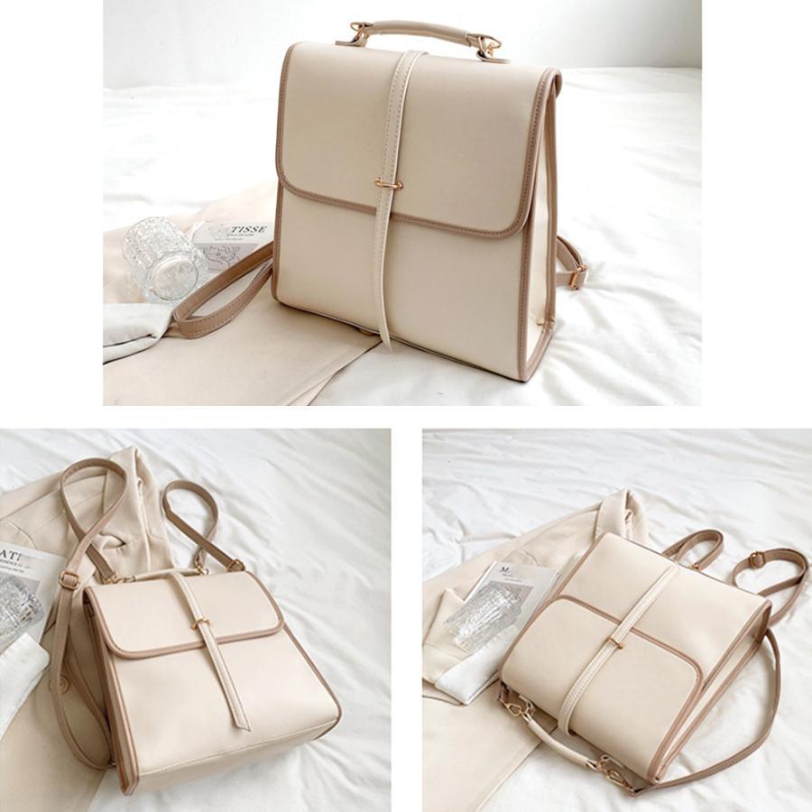 ハンドバッグ | 韓国風 リュックサック黒 レディース