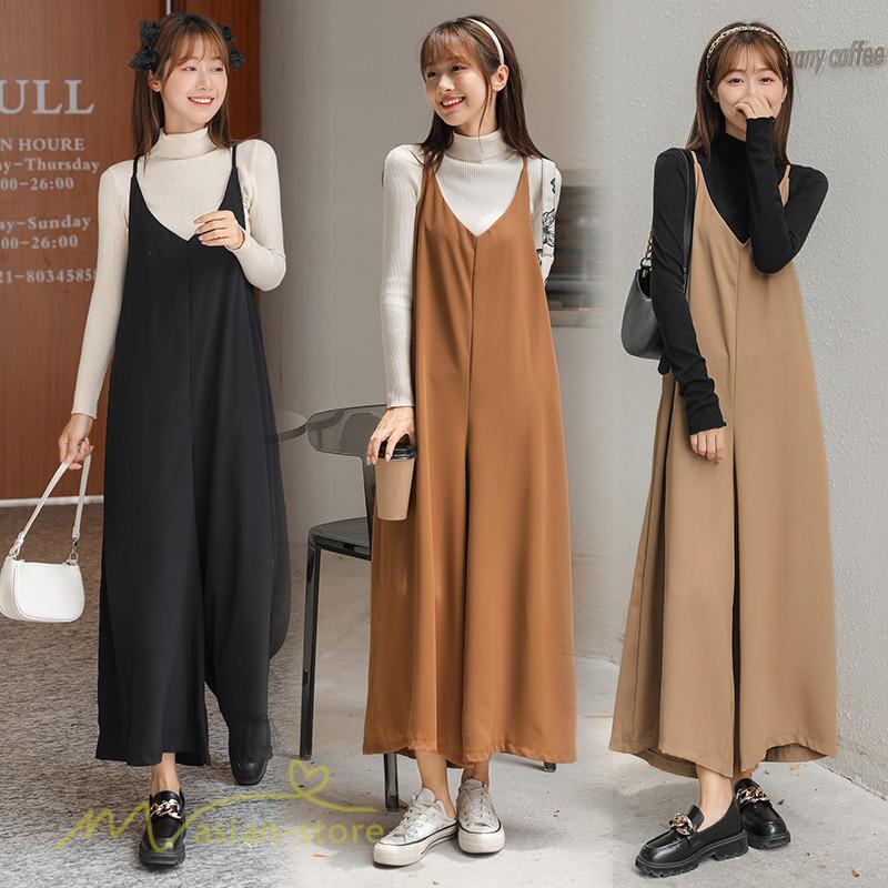 オーバーオール サロペット | サロペット レディース スカーチョ ワイドパンツ 無地 キャミ ガチョウパンツ 繋ぎ オールインワン 秋物 夏服 冬春 可愛い 20代30代40代50代 大人 学生 通学通勤