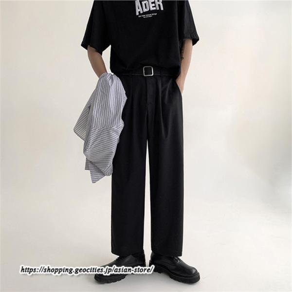 スラックス | パンツ ビジネスパンツ ワイドパンツ 無地 20代 30代 メンズ ゆったり 春 秋 冬 薄手 カジュアル 40代 オフィス フォーマル 50代 大きいサイズ