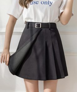 ミニスカート | ボックス プリーツスカート レディース