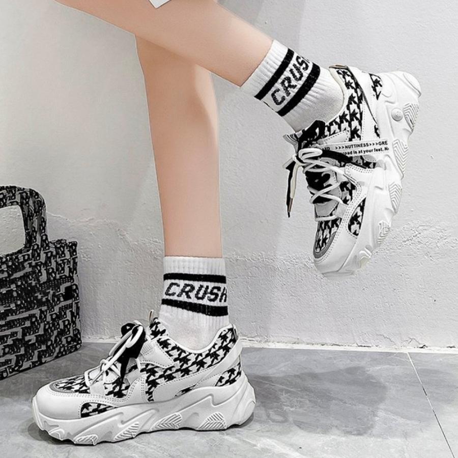 ショートブーツ | ダッドスニーカー 韓国 レディース 美脚