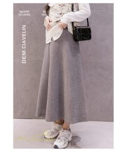 スカート | マタニティレディース 妊婦服 無地 着痩せ ハイウエスト カジュアル Aライン産前産後 体型カバー マタニティウェア ウエスト調整