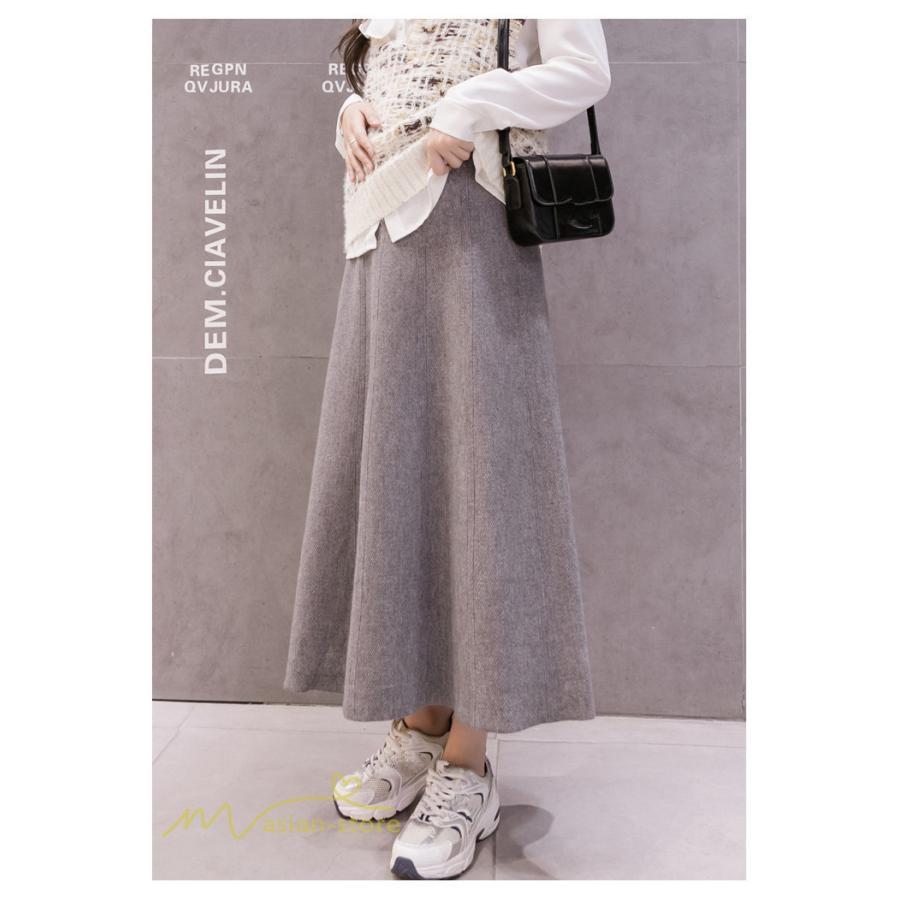 スカート | マタニティレディース 妊婦服 無地 着痩せ ハイウエスト カジュアル Aライン産前産後 体型カバー マタニティウェア ウエスト調整