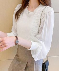 シャツ・ブラウス | ブラウストップス プルオーバー 異素材