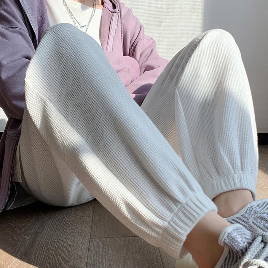 サルエルパンツ | スウェットパンツ ワッフル生地 韓国風