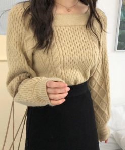 ニット・セーター | 韓国 ケーブルニット レディース 秋冬