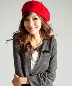 ベレー帽 | ベレー帽ニット/レディース帽子秋冬帽子レディースベレー帽全14色イエロー