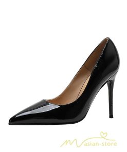 パンプス | 20.5cm~26.5cmハイヒール ポインテッドトゥ ミドルヒール 走れる ヒール レディース 結婚式 通勤 二次会 小さいサイズ 大きいサイズ
