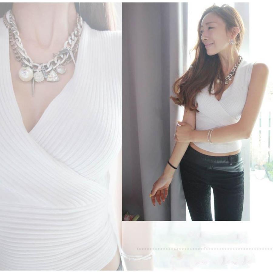 ニット・セーター | サマーニット トップス ノースリーブ 春夏