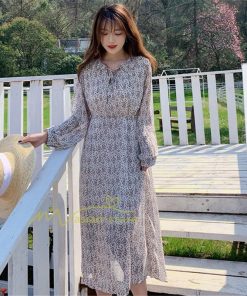 マキシ | ワンピース レディース 大人 ワンピ 花柄 夏秋 Vネック カジュアルワンピ 着やせ きれいめ ミモレ丈 カジュアル エレガント お出かけ 20代30代40代 通勤通学