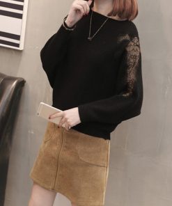 ニット・セーター | ドルマンニットトップス ボートネック上品