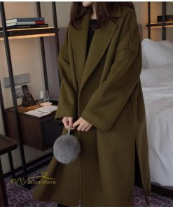 チェスターコート | 即日ロングコート レディース 秋冬 アウター アーミーグリーン 無地 長袖 シンプル 大人 コート 30代40代50代 ミモレ丈 防風 冬 春