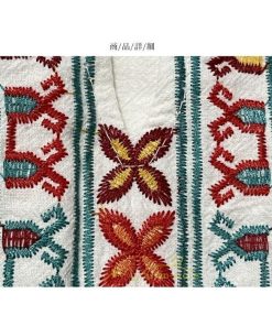 マキシ | ワンピース 長袖 ハイウエスト 綿麻 コットン リネン ロング ロング丈 Aライン ワンピ レディース 着痩せ 体型カバー 丸首 白 黄色 赤 通勤 Vネック 刺繍