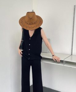 セットアップ | サマーニット冷感タッチ薄手