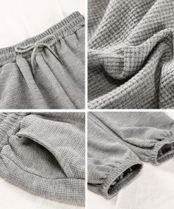 サルエルパンツ | スウェットパンツ ワッフル生地 韓国風