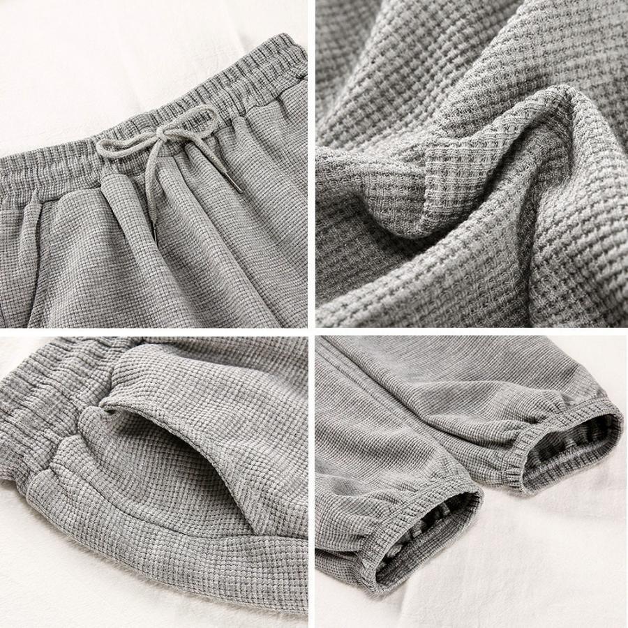 サルエルパンツ | スウェットパンツ ワッフル生地 韓国風