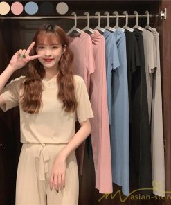 パジャマ　ルームウェア | パジャマ レディース 夏 半袖 ルームウェア 涼しい 部屋着 ナイトウェア 寝間着 上下セット 薄手パジャマ 柔らかく軽い薄手の快適Tシャツパジャマ 部屋着