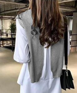 Tシャツ・カットソー | シャツブラウス ニットベスト 2点セット