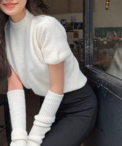 ニット・セーター | アームウォーマー ニットトップス 韓国風