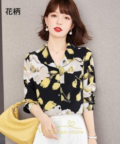 シャツ・ブラウス | ブラウス シャツ レディース 長袖 花柄 フォーマル オフィス シフォン きれいめ 春夏秋 トップス おしゃれ 着痩せ 送料無料 おしゃれ 可愛い レトロ風 SNS映え