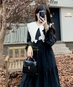 マキシ | Aラインワンピース 秋 レディース ワンピース 高級感 30代40代ワンピース 大人 カワイイ 二次会 長袖ワンピ ロングワンピース お呼ばれワンピース ミモレ丈