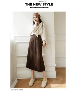 スカート | フレア レディース 40代 きれいめ おしゃれ 着痩せ 秋 冬 ボトムス ロング プリーツ20代 スリット Aラインゆったり 50代 30代