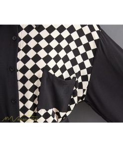 シャツワンピース | ワンピース 長袖 秋 新作 チェック柄 ゆったり 切り替え フリーサイズ ウエストリボン 体型カバー シンプル 大人 バルーンスリーブ 前開き