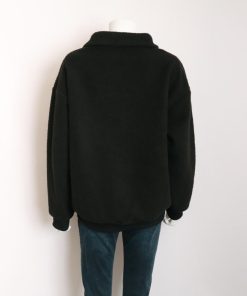 トップス | ボアトレーナー フロントジップ 韓国風