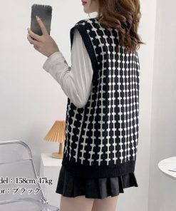 ニット・セーター | ニットベスト Vネック レディースニット