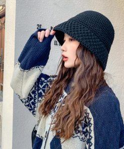 ニット帽 | 折りたたみ 小物 おしゃれ ニットバケットハット 韓国風 あったか 秋冬物 レディース ニットキャップ ニット帽子 大人