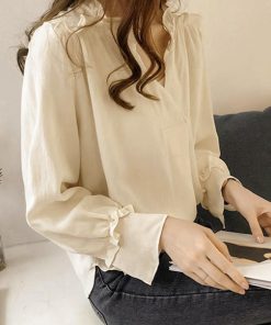 シャツ・ブラウス | 大人 夏 トップス ブラウス オフィス シャツブラウス 長袖 春 フォーマル おしゃれ Vネックブラウス ゆったり レディース