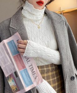 ニット・セーター | ハイネックニットトップス レディース秋冬