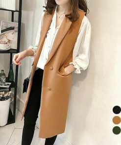 ベスト | ロングジレ レディース ロングベスト韓国