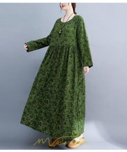 マキシ | ロングワンピース 大きいサイズ レディース  緑 灰色 細見え 着痩せ 美シルエット セクシー 女子力 トレンド 女子 大人 体型カバー 海外セレブ ぽっちゃり 花柄