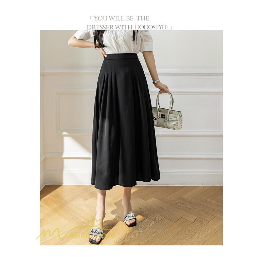 スカート | Aラインレディース 着痩せ 秋 冬 新作 ハイウエスト ロング丈 ウエストゴム 20代 30代 カジュアル OL ビジネス 秋冬 40代 コーデ 50代