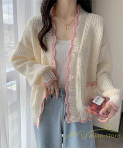 カーディガン | 2022秋冬ニットアウター レディース ニットニット セーター 長袖 羽織り フロントボタン 可愛い トップス 20代40代 通学通勤