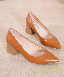 パンプス | 走れるポインテッドトゥ チャンキーヒール 黒 フォーマル オフィス レディース 入学式 入園式 卒業式 卒園式 5cmヒール 22cm 結婚式 靴 25cm