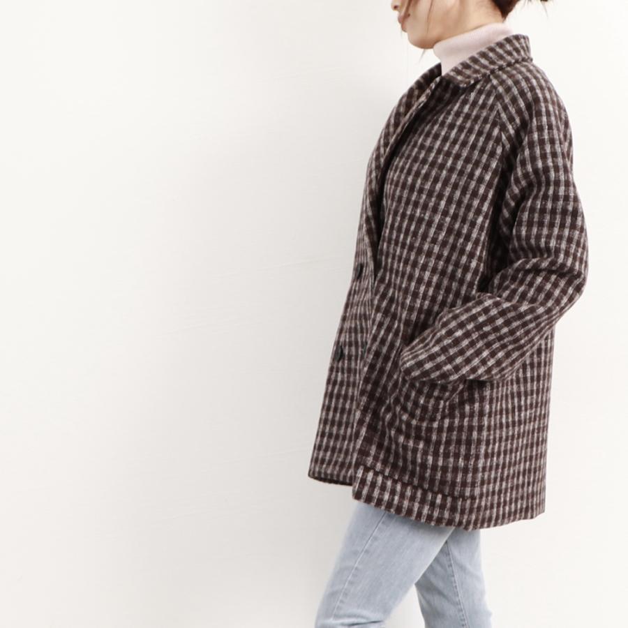 ジャケット・ブルゾン | テーラードジャケット チェック柄 コート