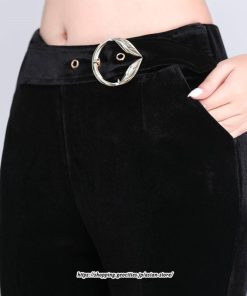 チノ・テーパード・ジョガー・スキニーパン | ロングパンツ レディース パンタロン ハイウエスト ベルベット 裏起毛 ストレート 着痩せ 通勤 OL ワイド 送料無料 オフィス 美脚ライン オシャレ ゆったり