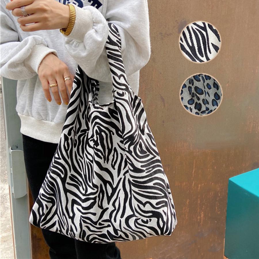 トートバッグ | 大容量 アニマル柄 A4