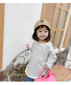 衣装 服 | Tシャツ 2021新作 子供 キッズTシャツ 韓国風 長袖 無地 ストライプ クルーネック おしゃれ 可愛い シンプル アウトドア 8色 お出かけ 男女兼用 春物 着回し