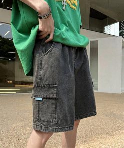 ハーフパンツ ショート | 夏パンツ デニム メンズ サマーパンツ パンツ ワイドパンツ シンプル ウエストゴム 20代 30代 お出かけ ハーフパンツ ジーパン 夏新作 ショートパンツ ジーンズ