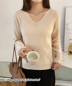 ニット・セーター | カットソー ニット レディース リブニット 長袖 秋冬 春 トップス スリム ストレッチ インナー 無地 長袖カットソー 長袖ニット 通学通勤 プルオーバー 着痩せ